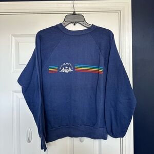 Vintage San Francisco Blue Sweater
